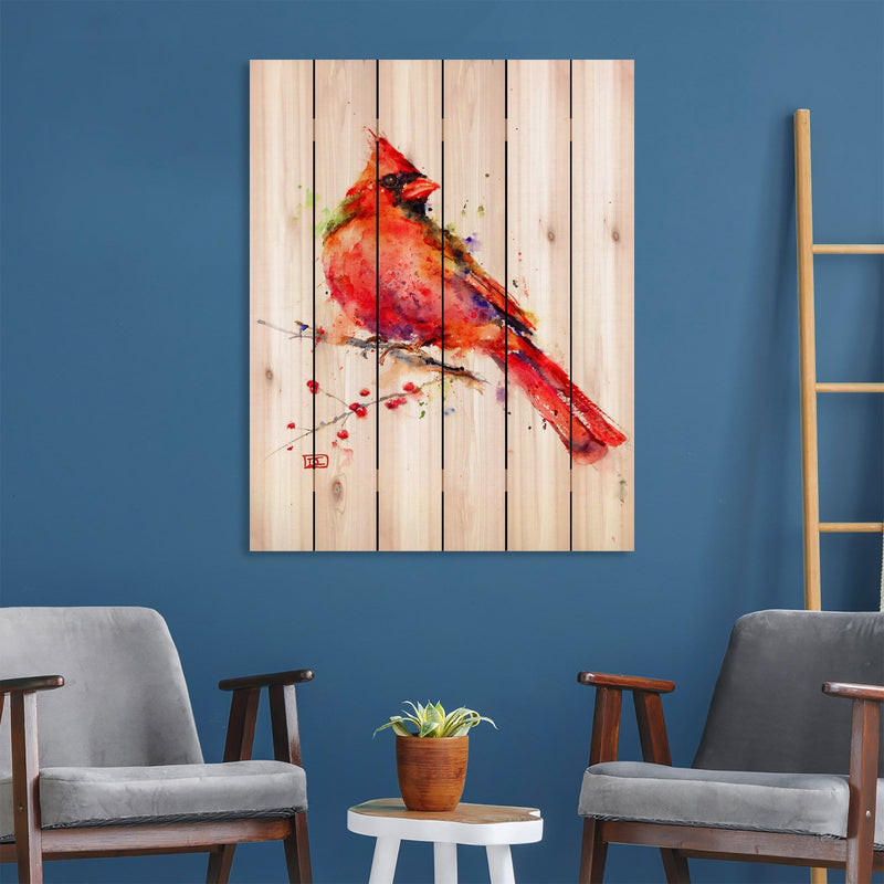 Dean Crouser Canvas Prints - Cardinals in Tree ( Animals > Birds > Cardinals art) - 26x18 in